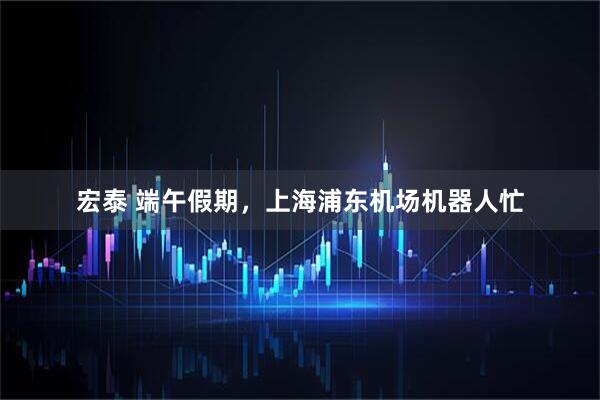 宏泰 端午假期，上海浦东机场机器人忙